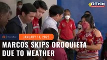 Bad weather forces Marcos to skip flood-hit Oroquieta during Misamis visit