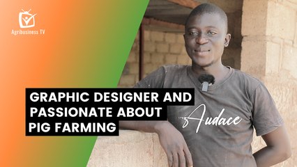 Burkina Faso: Graphic designer and passionate about pig farming