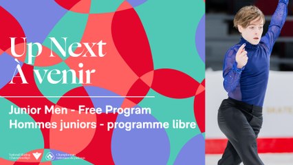 HOMMES JUNIOR PROGRAMME LIBRE - Championnats nationaux de patinage Canadian Tire 2023