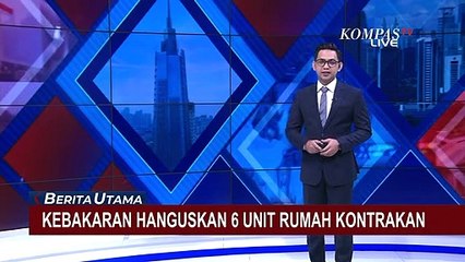 Download Video: Sebanyak 10 Mobil Damkar Dikerahkan untuk Padamkan Api yang Hanguskan Rumah Kontrakan