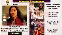 80th Golden Globe Awards  _  80th Golden Globe Awards Winners & Nominees 2023  _ Comparison Videos