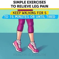 How to rid leg pain immediately