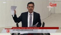 HDP'nin 'demokratik siyasetin önündeki engellerin kaldırılması' amacıyla verdiği araştırma önergesi AKP ve MHP oylarıyla reddedildi