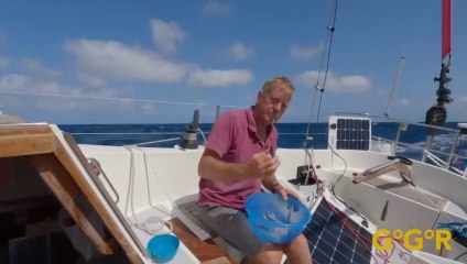 Golden Globe Race Official 2023 : Solo Sailor Simon Curwen Onboard footage from Lanzarote to Cape Town