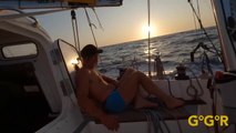 Golden Globe Race Official 2023 : Solo Sailor Michael Guggenberger Onboard footage from Lanzarote to Cape Town