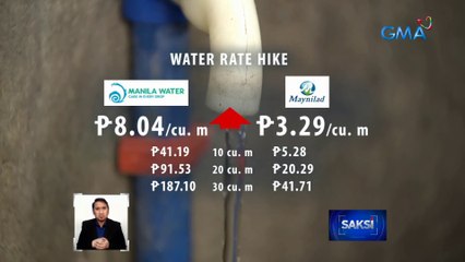 Maynilad at Manila Water, may taas-singil ngayong buwan | Saksi