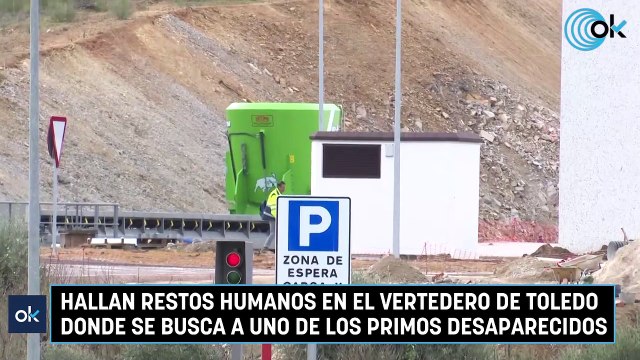 Hallan restos humanos en el vertedero de Toledo donde se busca a uno de los primos desaparecidos