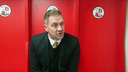 Scott Lindsey on getting the Crawley Town job