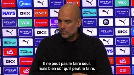League Cup - Guardiola : “Haaland peut presser et continuera à le faire"