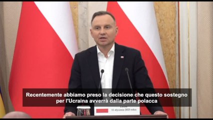 Duda: la Polonia invierà carri armati Leopard all'Ucraina