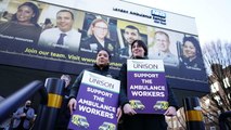 UK hit by ambulance strikes and secondary school teacher walkouts on day of action