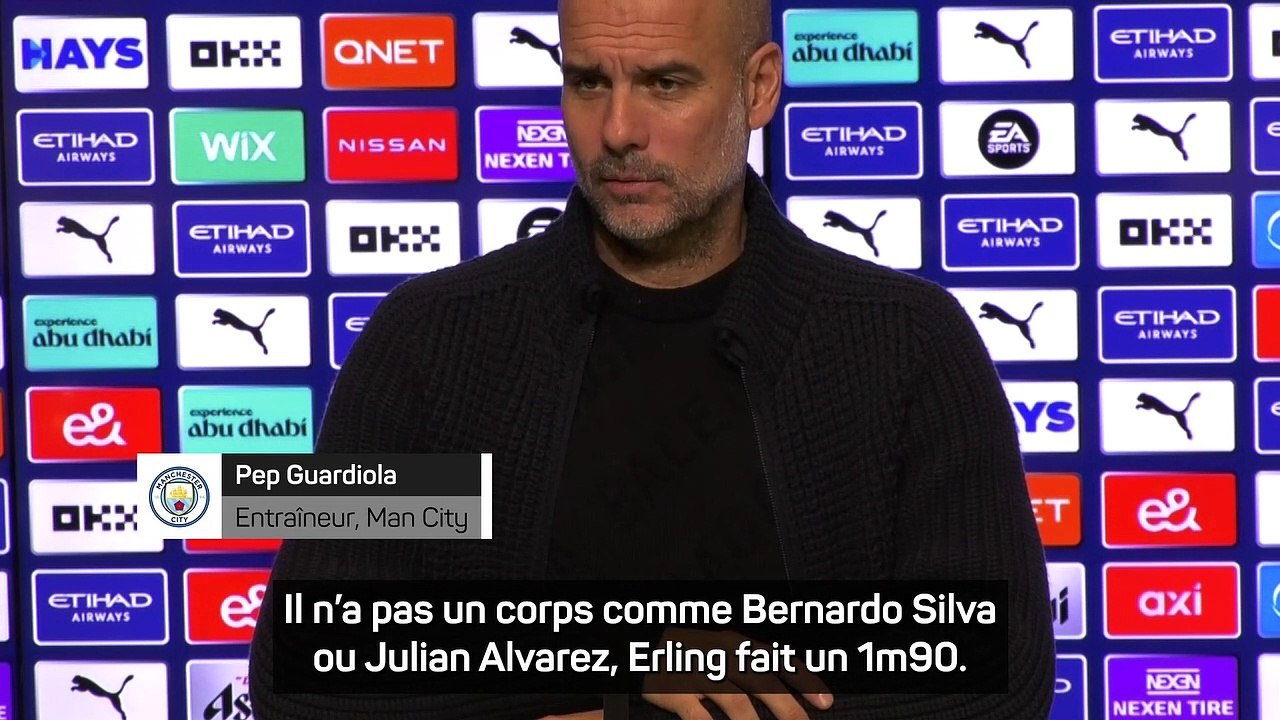 Guardiola : “Haaland peut presser et continuera à le faire"