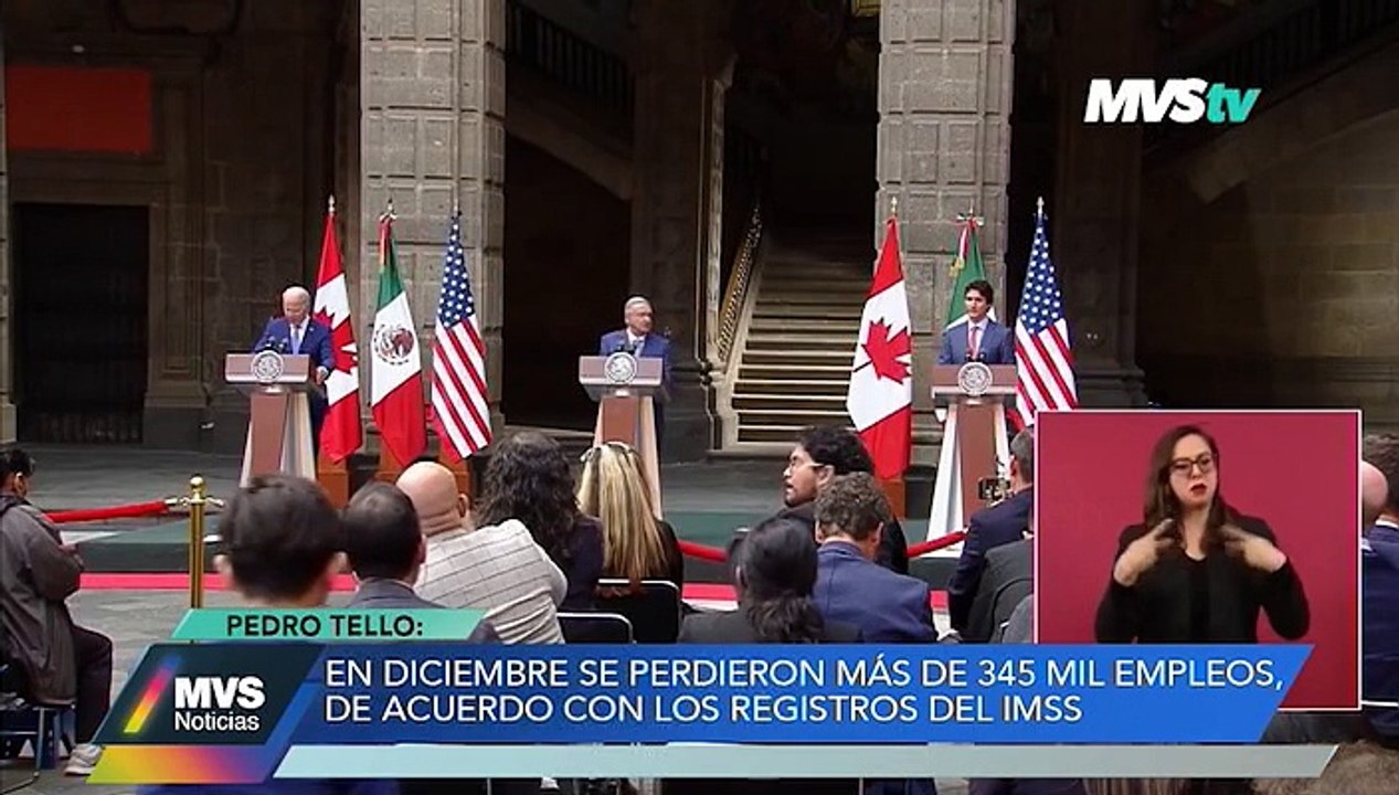 Economía y finanzas con Pedro Tello- Se perdieron más de 345 mil empleos en diciembre- MVS Noticias