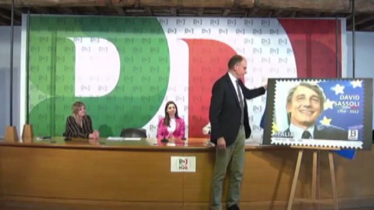 Il Pd ricorda Sassoli, Letta: da lui lezioni di vita e politica