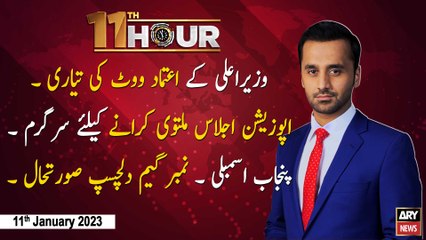 11th Hour | Waseem Badami | ARY News | 11th January 2023