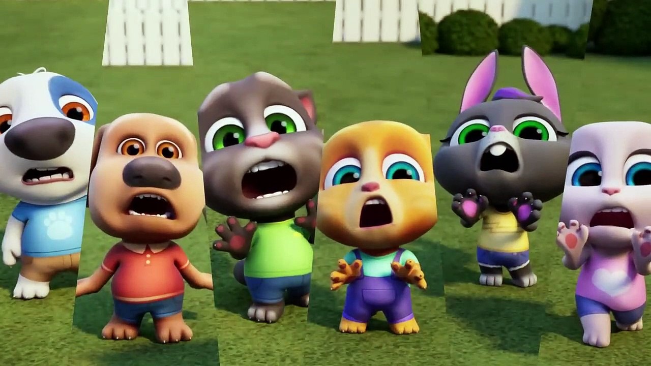 We All Scream at Halloween!  Talking Tom Shorts BEST Moments