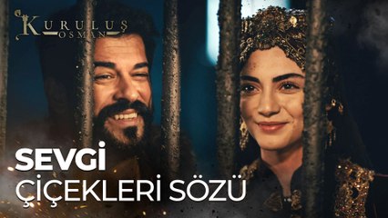 Osman Bey'in Bala Hatuna'a getirdiği sevgi çiçekleri... - Kuruluş Osman 112. Bölüm