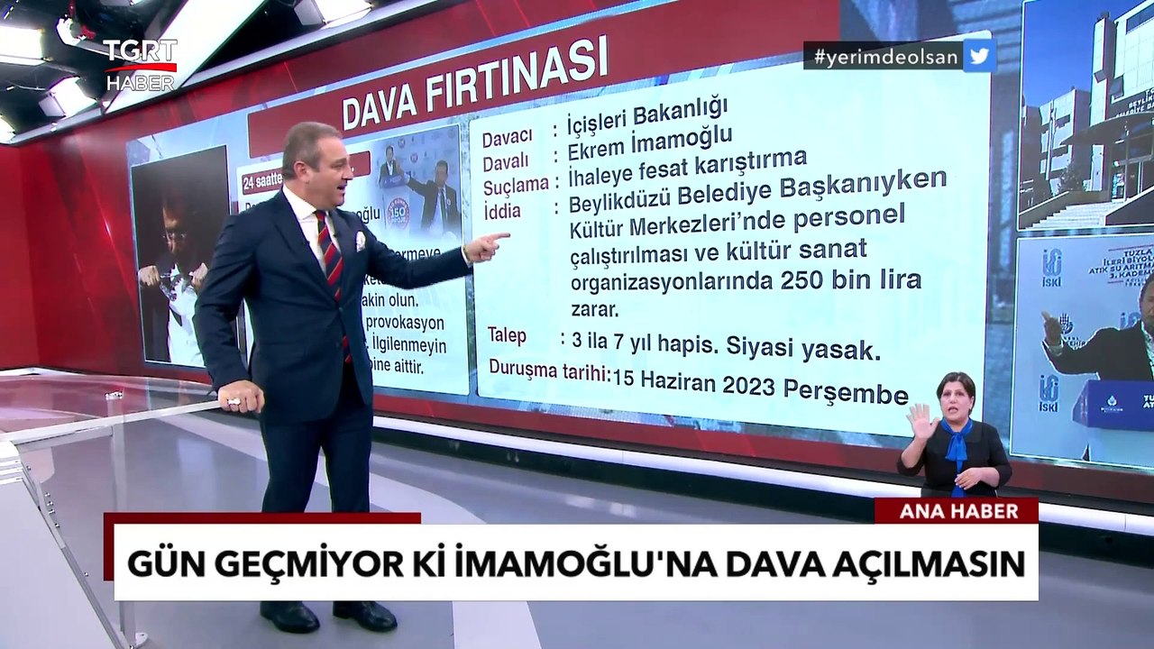 İmamoğlu’na bir dava daha: Neyle suçlanıyor, ne dedi? - Ekrem Açıkel ile TGRT Ana Haber