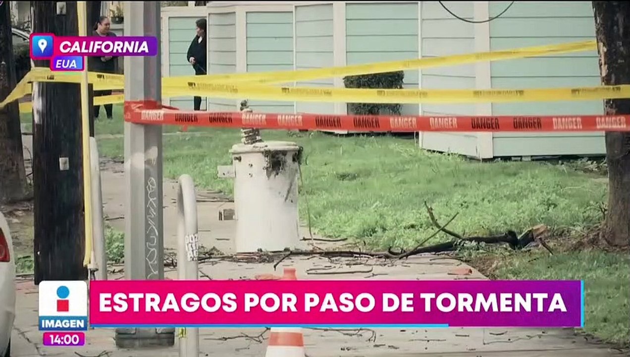 Tormentas azotan a California, Estados Unidos