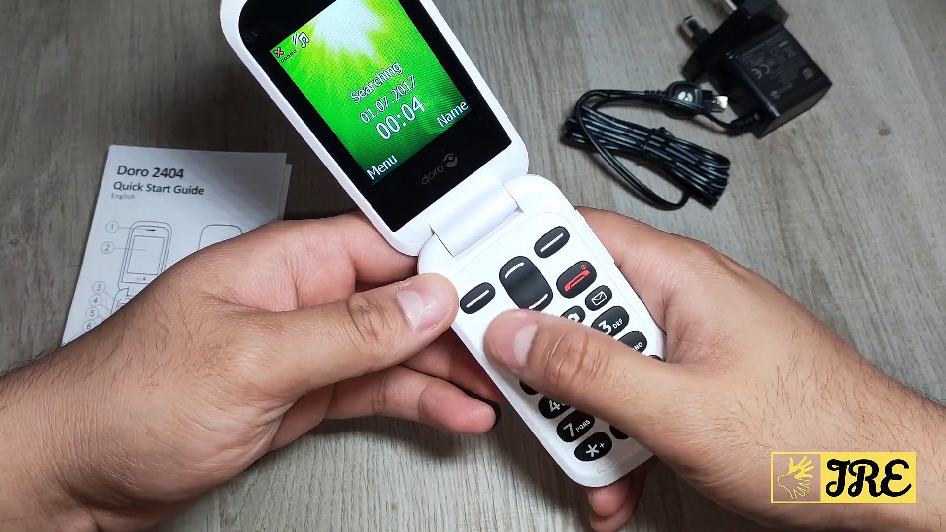 Doro 2404 Big Button Senior Mobile Flip Phone (Review) - video Dailymotion