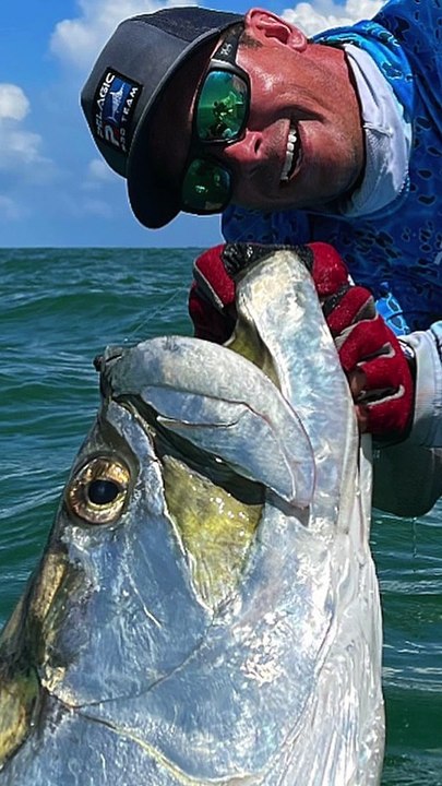 A Near-Record Tarpon with One Eye