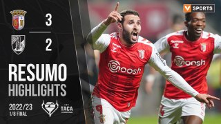 Highlights: SC Braga 3-2 Vitória SC (Taça de Portugal 22/23 - Oitavos de Final)