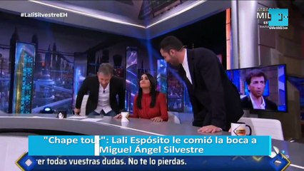 "Chape tour": Lali Espósito le comió la boca a Miguel Ángel Silvestre
