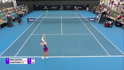 Adélaïde 2 - Kasatkina bat Krejcikova et rejoint les quarts