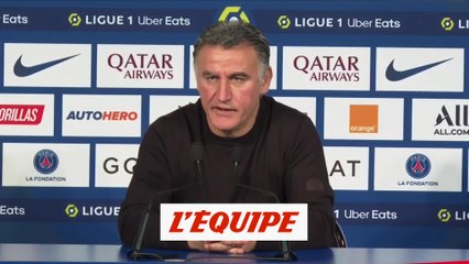 Galtier (PSG) « Messi apparait léger, apaisé, très en forme » - Foot - Ligue 1