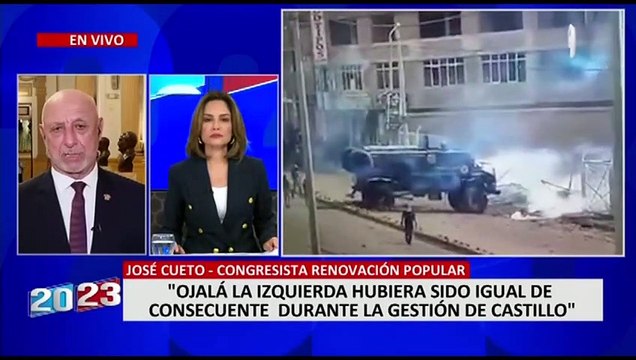 José Cueto: Estas protestas están manejadas por actores nacionales y extranjeros