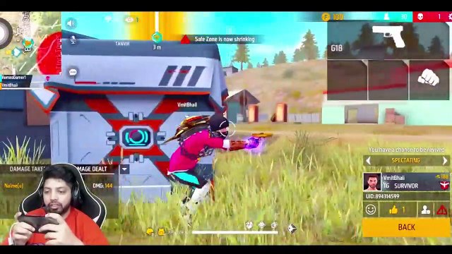 Amitbhai Impossible Solo Vs Squad Gameplay - Jod Level Reaction Of Romeo - Garena Free Fire R.G