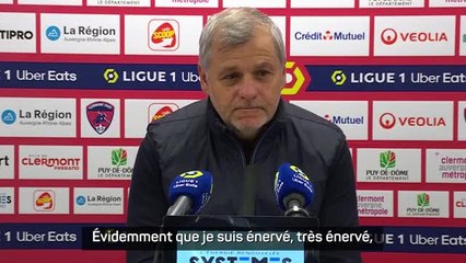 18e j. - Genesio : "Je suis très énervé par le scénario du match"