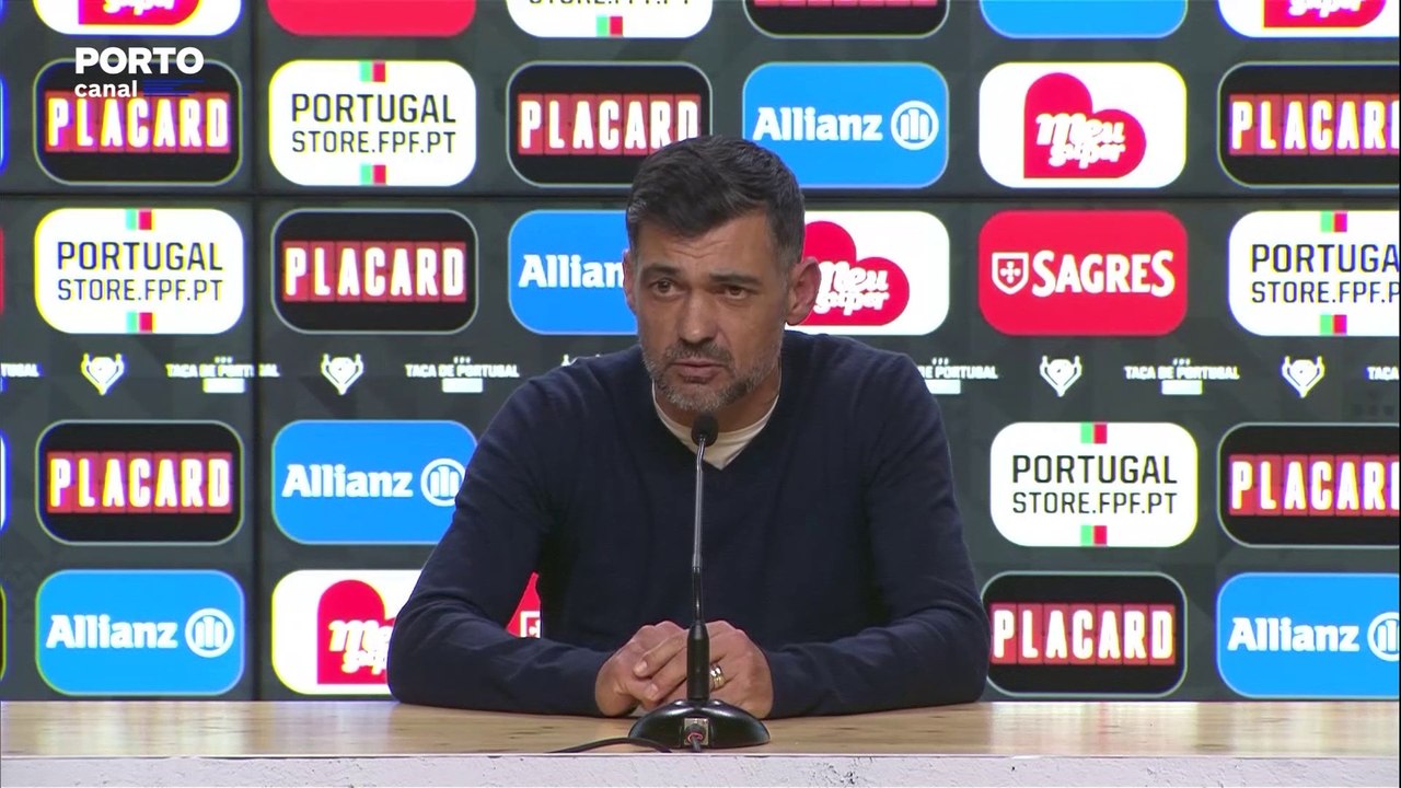 Sérgio Conceição: "Para mim, ganhar é normal. Não ganhar é que não é normal"