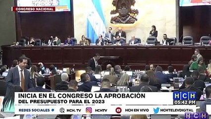 Congreso Nacional inicia discusión del Presupuestos General de la República para el 2023