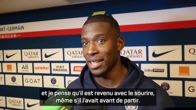 18e j. - Mukiele "très content" du retour de Messi