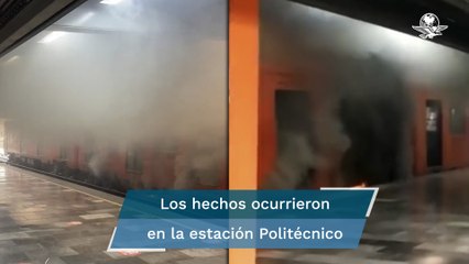 De nueva cuenta, el Metro: reportan incendio de vagón en la Línea 5
