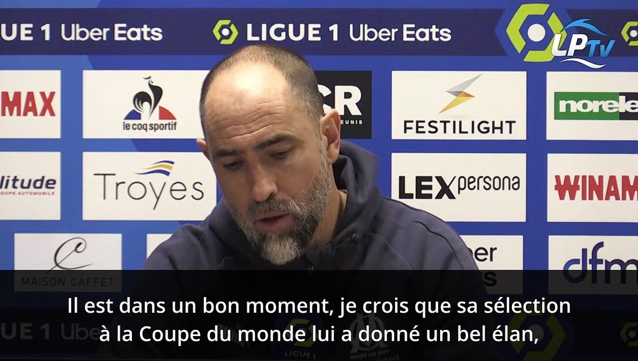 Troyes-OM : Tudor"J'aime voir cette faim de victoire chez les joueurs !"