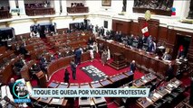 Perú impone toque de queda para frenar las protestas contra Dina Boluarte