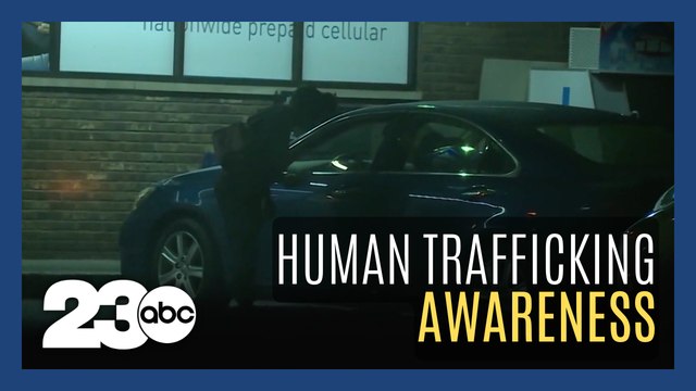 'Wear Blue Day' for human trafficking awareness