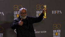 M. M. Keeravani 2023 Golden Globes Press Room