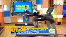Trending na treadmill twin dancers, LIVE sa Unang Hirit | Unang Hirit