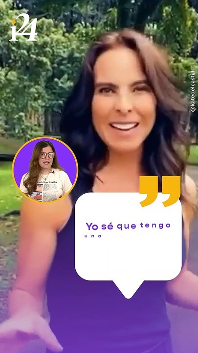 Kate del Castillo cuenta que le aconsejaron operar su nariz para triunfar y ella no lo permitió