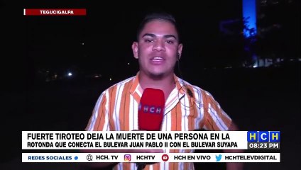 Tiroteo deja una persona muerta en el bulevar Juan Pablo II de la capital