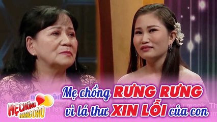 Mẹ chồng thương con dâu hết mực RƯNG RƯNG khi nghe tâm thư XIN LỖI của con