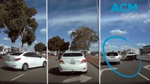 Impatient Perth driver gets instant dose of karma