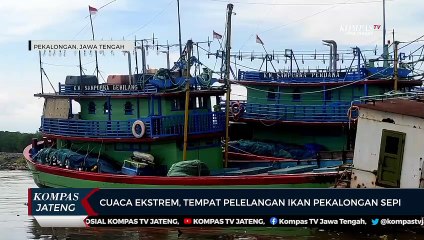 Cuaca Ekstrem, Tempat Pelelangan Ikan Pekalongan Sepi