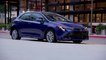 2023 Toyota Corolla SE Hatchback in Blue Crush Metallic Exterior Design