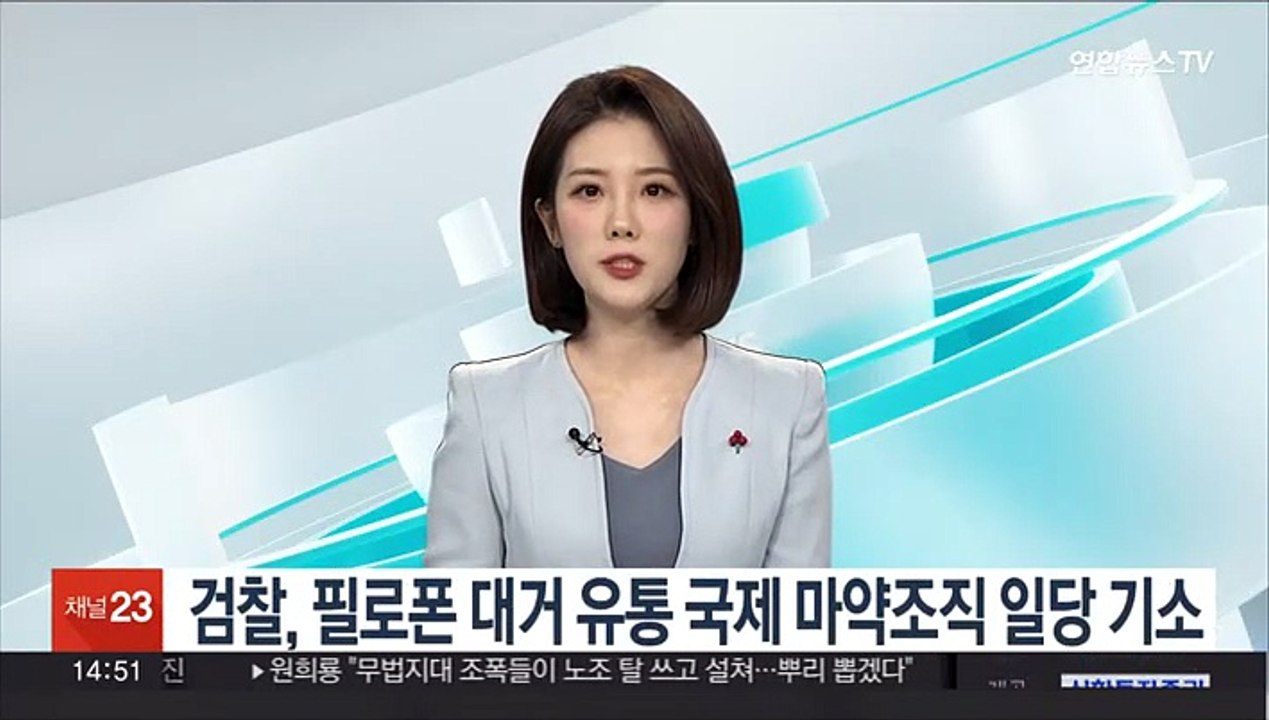 검찰, 필로폰 대거 유통 국제 마약조직 일당 기소
