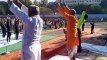 Thousands of students performed Surya Namaskar together on Youth Day
