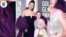 Selena Gomez, Brings Little Sister as Her Golden Globes